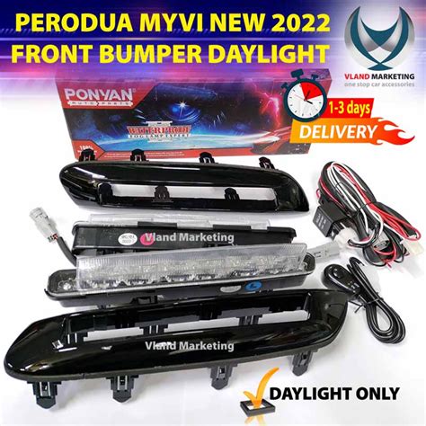 Perodua Myvi Gen Facelift Led Front Drl Daylight With Oem Design