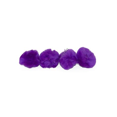 1 Inch Purple Small Craft Pom Poms 100 Pieces