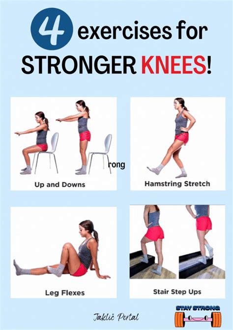 Knee strengthening exercises – Artofit