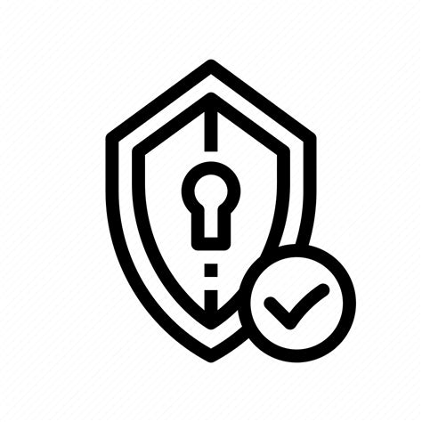 Correct Defense Protection Security Shield Icon Download On Iconfinder