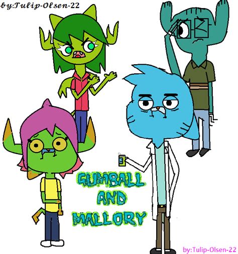 Gumball Bad Future In Rick And Morty Style By Tulip Olsen 22 On Deviantart