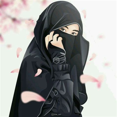 Pin Oleh Rosa Rasyidin Di Niqab Lovers Gambar Kartun Kartun Hijab