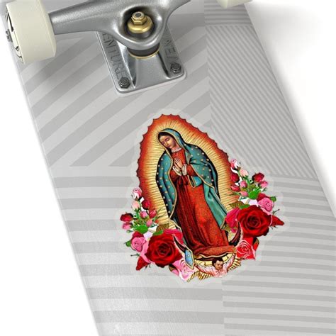 Virgin Mary Sticker Our Lady Of Guadalupe Adhesive Decal La Etsy