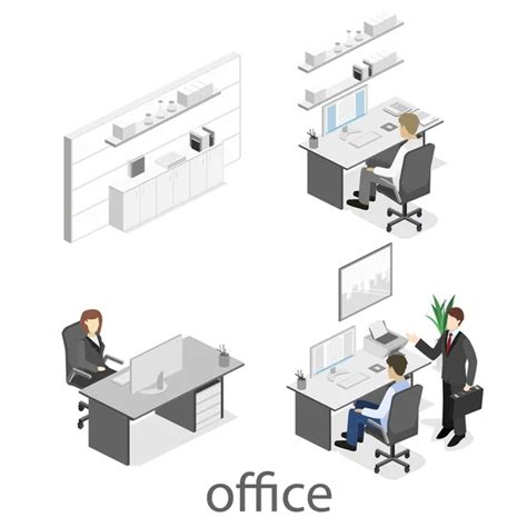 Office Interior Vector Images Depositphotos