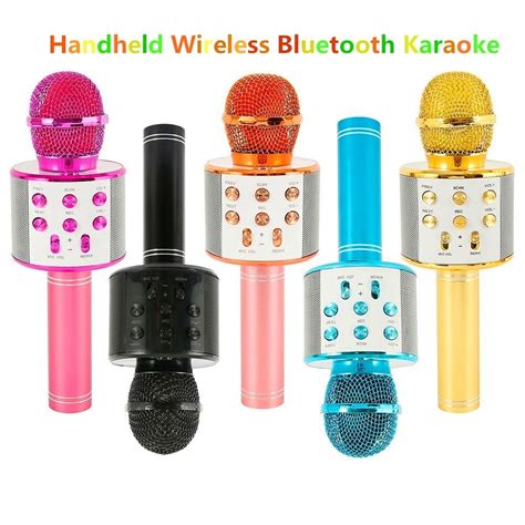 Odomy Handheld Wireless Bluetooth Karaoke Ws Microphone Usb Ktv