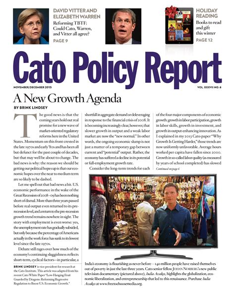 Policy Report November December 2015 Cato Institute