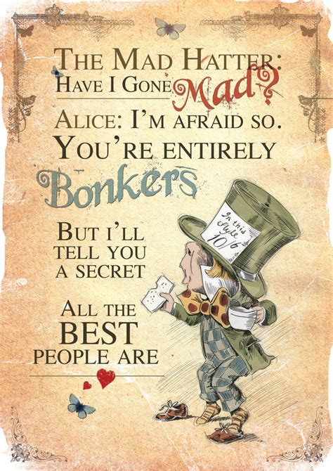 Quotes From Alice In Wonderland Mad Hatter