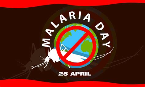 Welt Malaria Tag Vorlage Zum Hintergrund Banner Karte Poster