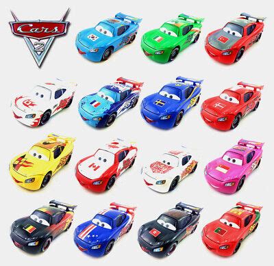 DISNEY PIXAR CARS Lightning McQueen World Grand Prix Piston Cup Toy ...