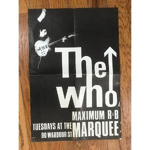 1964 The Who Live At Leeds Concert Poster Original