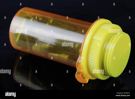 20 Dram Amber Vial With Child Proof Cap Stock Photo Alamy