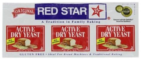 Red Star Active Dry Yeast Original 3 Ct Multicolor