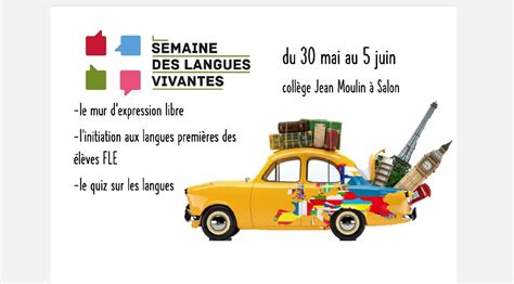 LANGUES Semaine des langues Collège Jean Moulin