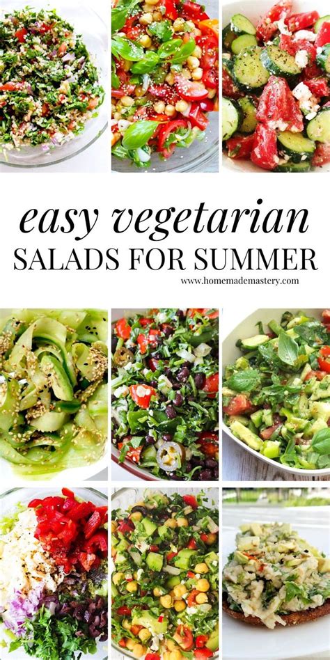 Easy Vegetarian Salads For Summer