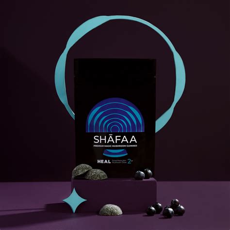 Shafaa Heal Macrodose Magic Mushroom Gummies 2g Bud Hub Express