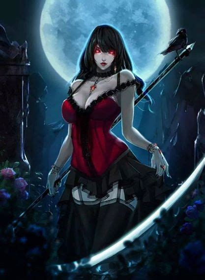 Pin By Jen On Vampiras Female Anime Fantasy Girl Vampire Art