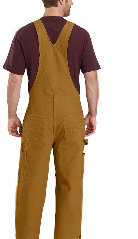 Carhartt Loose Fit Washed Duck Insulated Bibs 104031 — Crane's Country ...