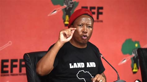 Eff Leader Julius Malema Vows To Make Cyril Ramaphosas Life A Misery