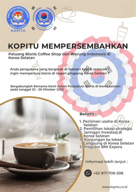 Peluang Bisnis Coffee Shop Dan Warung Indonesia Di Korea Selatan