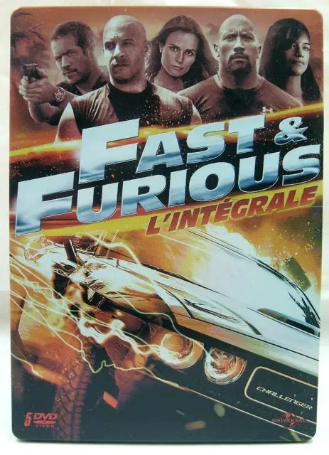 FAST FURIOUS L Intégrale Coffret de 5 DVDs TTBE EUR 5 00