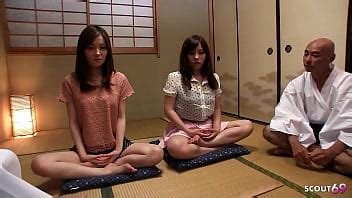 Two Japanese Teens Tricked To FFMM Foursome Sex By Old Guys At Yoga Session XNXX