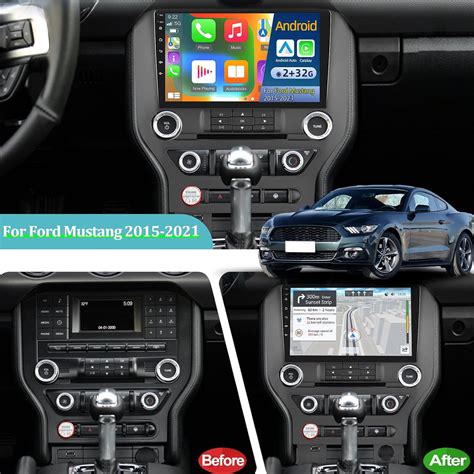 For 2015 2021 Ford Mustang Android 12 Car Stereo Radio Carplay GPS Navi