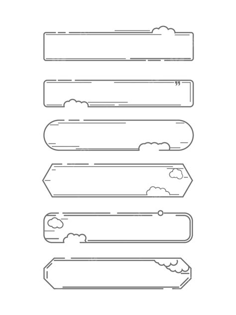 簡約卡通雲朵祥雲紋標題框文字方塊邊框 雲 促銷 電商向量圖案素材免費下載，png，eps和ai素材下載 Pngtree