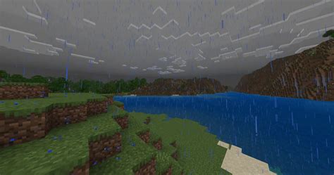 How to make it rain in Minecraft