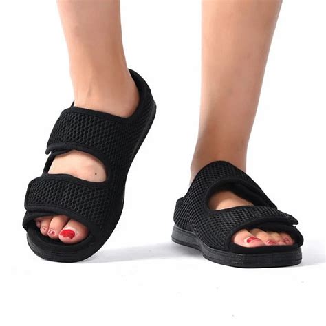 Unisex Diabetic Extra Wide Sandals With Swollen Feet Reinsho