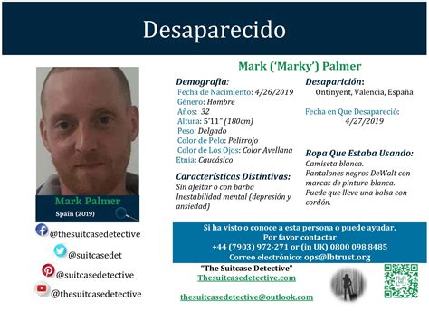 Mark Palmer Missing Person — The Suitcase Detective