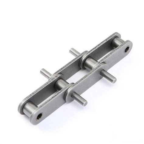 100 mm Extended Pins Double Pitch Straight Side Plate Chain, Roller Dia ...