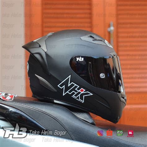 Jual Paket Ganteng Nhk Rx9 Black Doff Visor Iridium Spoiler 3D Shopee