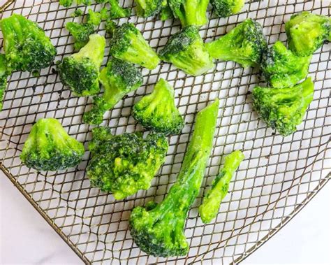 Frozen Broccoli In Air Fryer Cheap Lazy Vegan