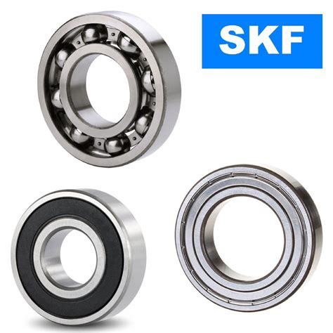 SKF Kugellager 5mm Bis 80mm Offen 2Z 2RS Rillenkugellager DIN 625