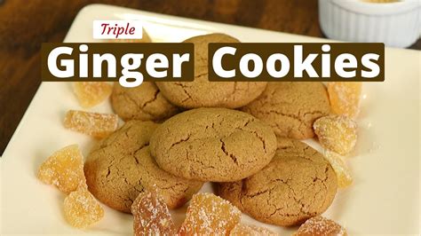 Triple Ginger Cookies That Are Soft And Chewy Gluten Free Rockin Robin Cooks Youtube