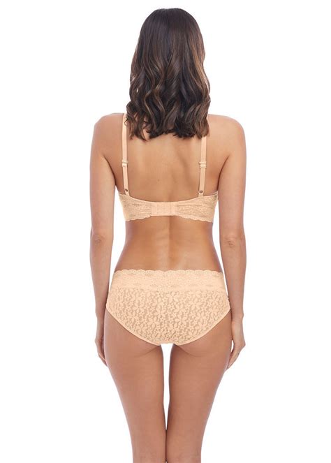 Biustonosz Braletka Wacoal Halo Lace Wa Nue Soft Cup Bra Nude