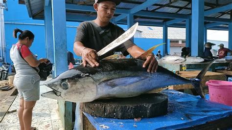 The Sharpest Tuna Machete In The World Amazing Skills In Cutting