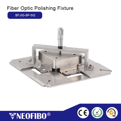 Bare Fiber Optic Polishing Fixture BFJIG 8P SQ Shenzhen Neofibo