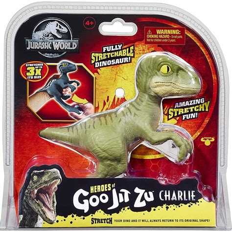 Heroes Of Goo Jit Zu Licensed Jurassic World Stretch Heroes