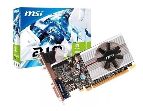 Placa De Video Msi Geforce Gt210 1gb Ddr3 Hdmi Vga Megasoft Megasoft