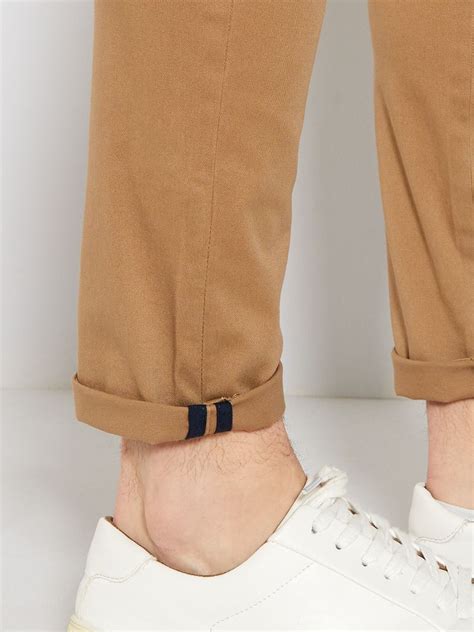 Pantalon Chino Skinny Beige Kiabi