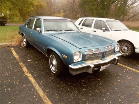 1975 Oldsmobile Omega Blue 4 Door Sedan 101000 Original Miles 350 V8