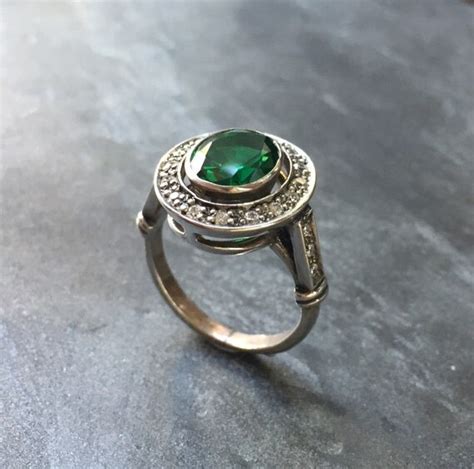 Emerald Ring Antique Ring Vintage Ring Antique Emerald