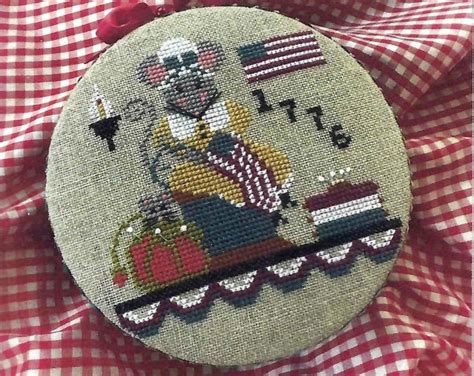 Patriotic Matilda By Finally A Farmgirl Designs Counted Cross Stitch