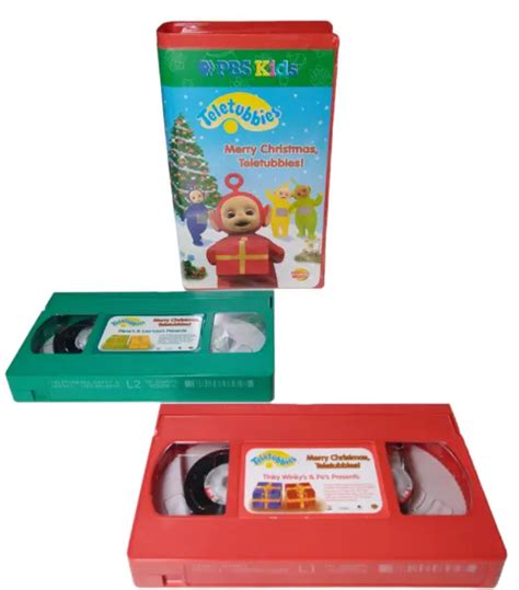 TELETUBBIES MERRY CHRISTMAS Teletubbies! VHS 2 Tape Set $27.46 ...