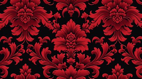 Luxurious Damask Seamless Pattern An Elegant Dark Texture For