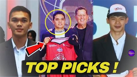 PBA 2024 DRAFT BALTAZAR BAREFIELD ABARRIENTOS TOP PICKS YouTube