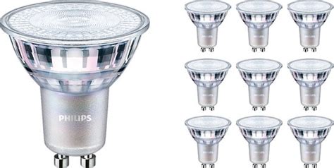 Voordeelpak 10x Philips Master Value Ledspot Gu10 Par16 3 7w 270lm 60d