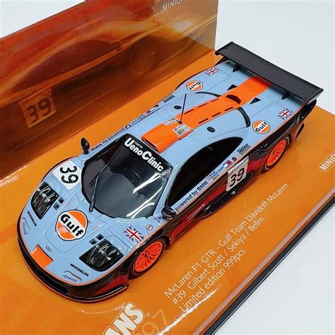 K1 1 43 Minichamps Mclaren F1 Gtr Gulf Team Davidoff Mclaren 39 Gilbert Scott Sekiya