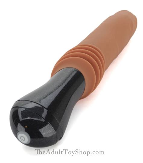 Vibrating Realistic Thrusting Dildo TheAdultToyShop
